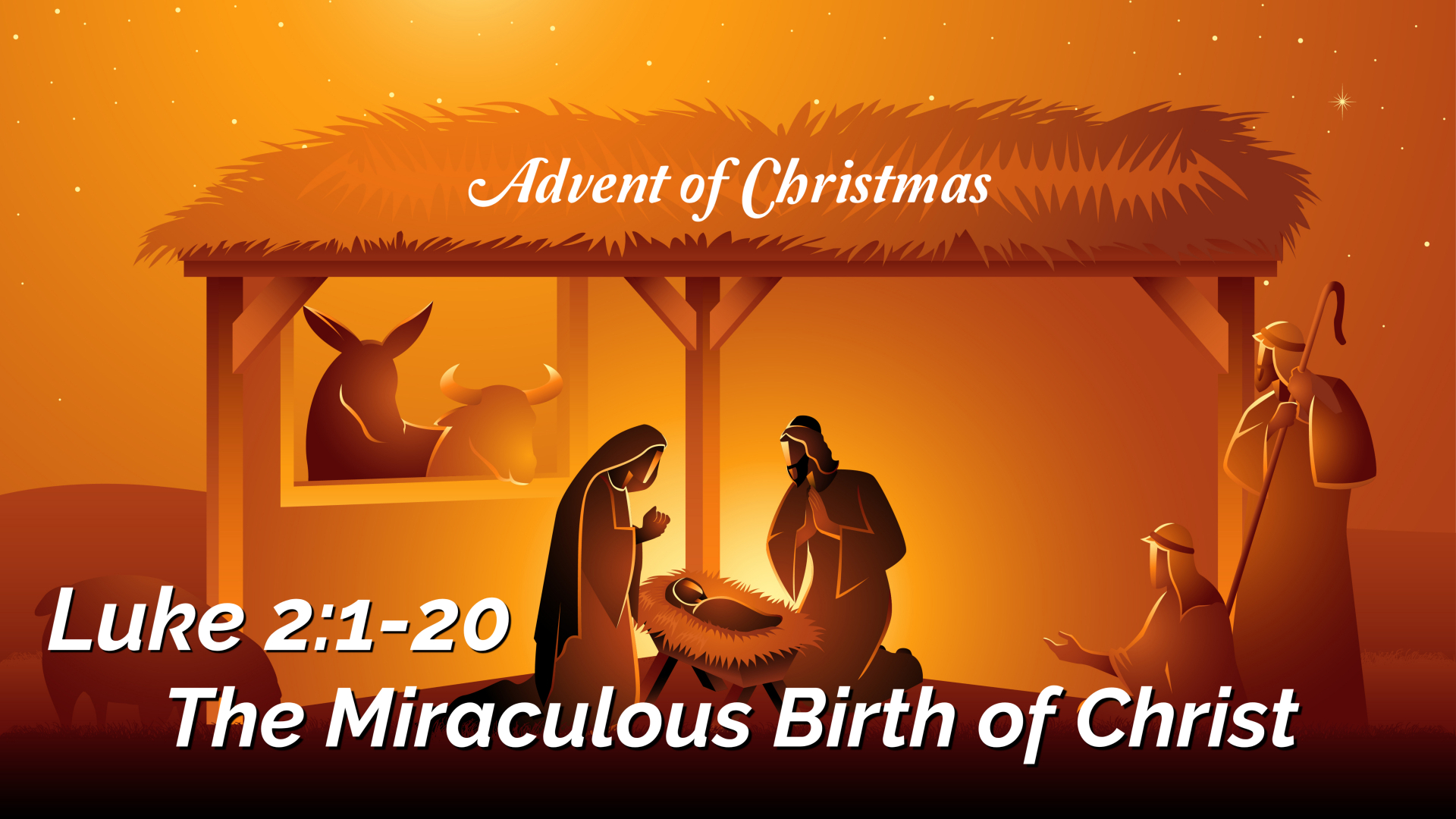 The Miraculous Birth of Christ - U Turn For Christ