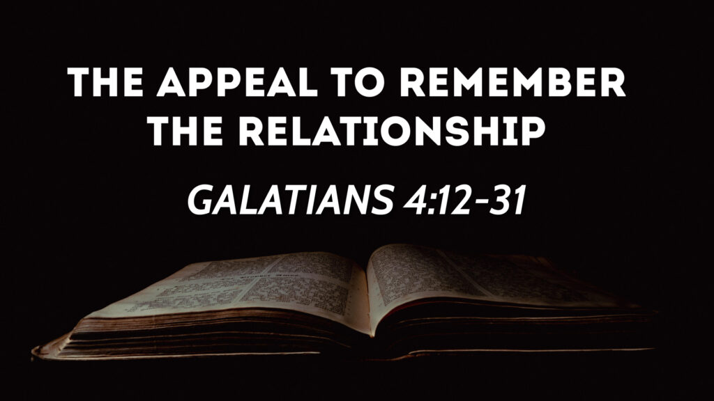 The Appeal to Remember the Relationship