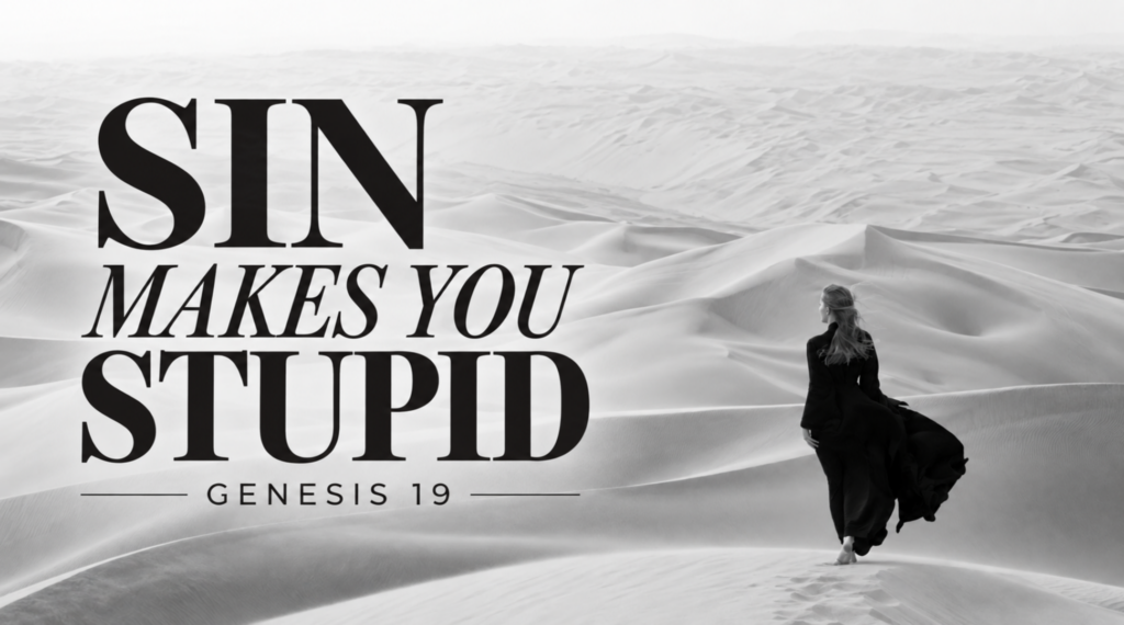 Sin Makes You Stupid
